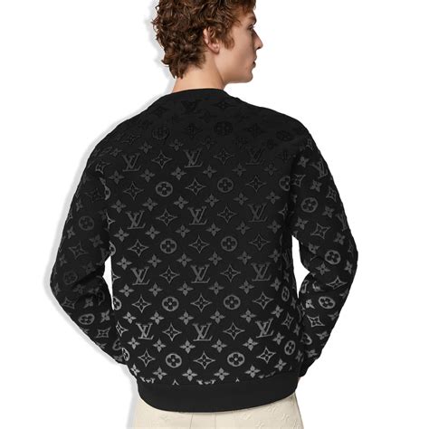 louis vuitton all over monogram black white sweatshirt|louis vuitton t shirt price.